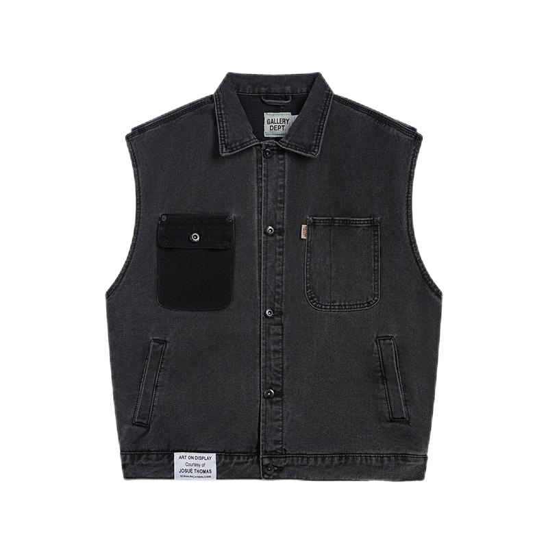 Gallery Dept x Jorje Thomas Denim Vest Light Wash - 3