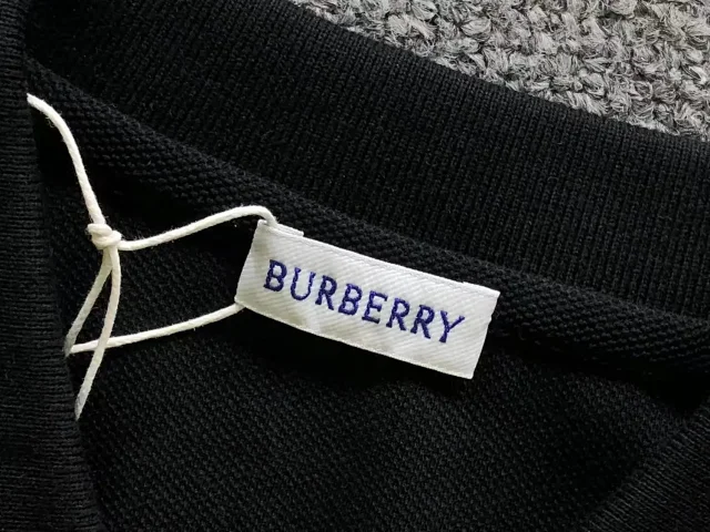 Burberry Shirts Embroidered Equestrian Knight Polo Shirt product detail image 8