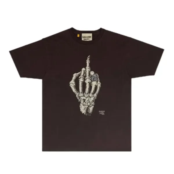 Gallery Dept Work In Progress Washed Black T-Shirt - 6