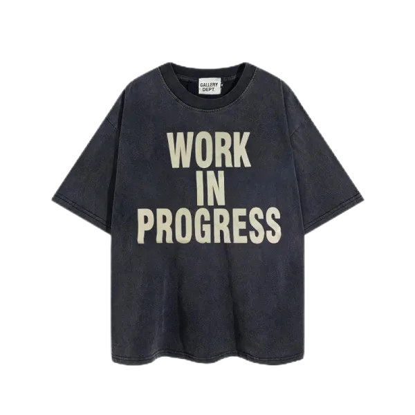 Gallery Dept Work In Progress Washed Black T-Shirt - 39