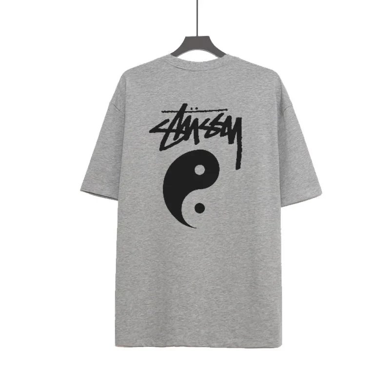 Stussy Yin Yang Logo Black T-Shirt - 8
