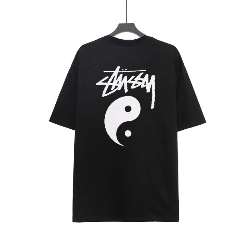 Stussy Yin Yang Logo Black T-Shirt - 10