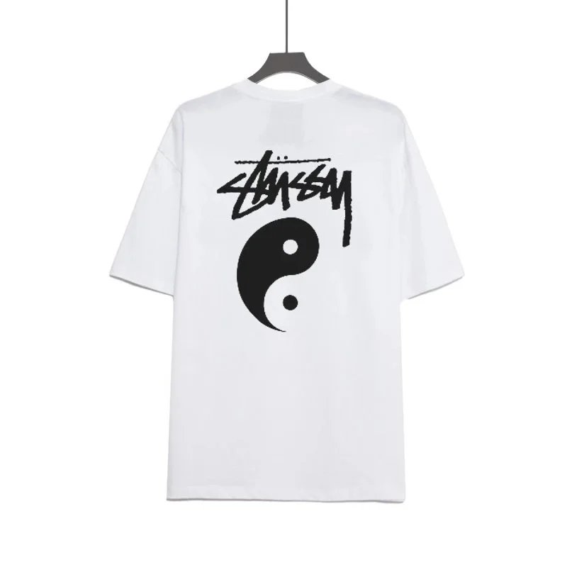 Stussy Yin Yang Logo Black T-Shirt - 12