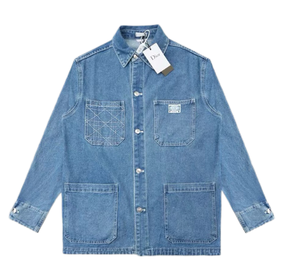 Dior Jackets Oblique Monogram Zip Jacket — 7