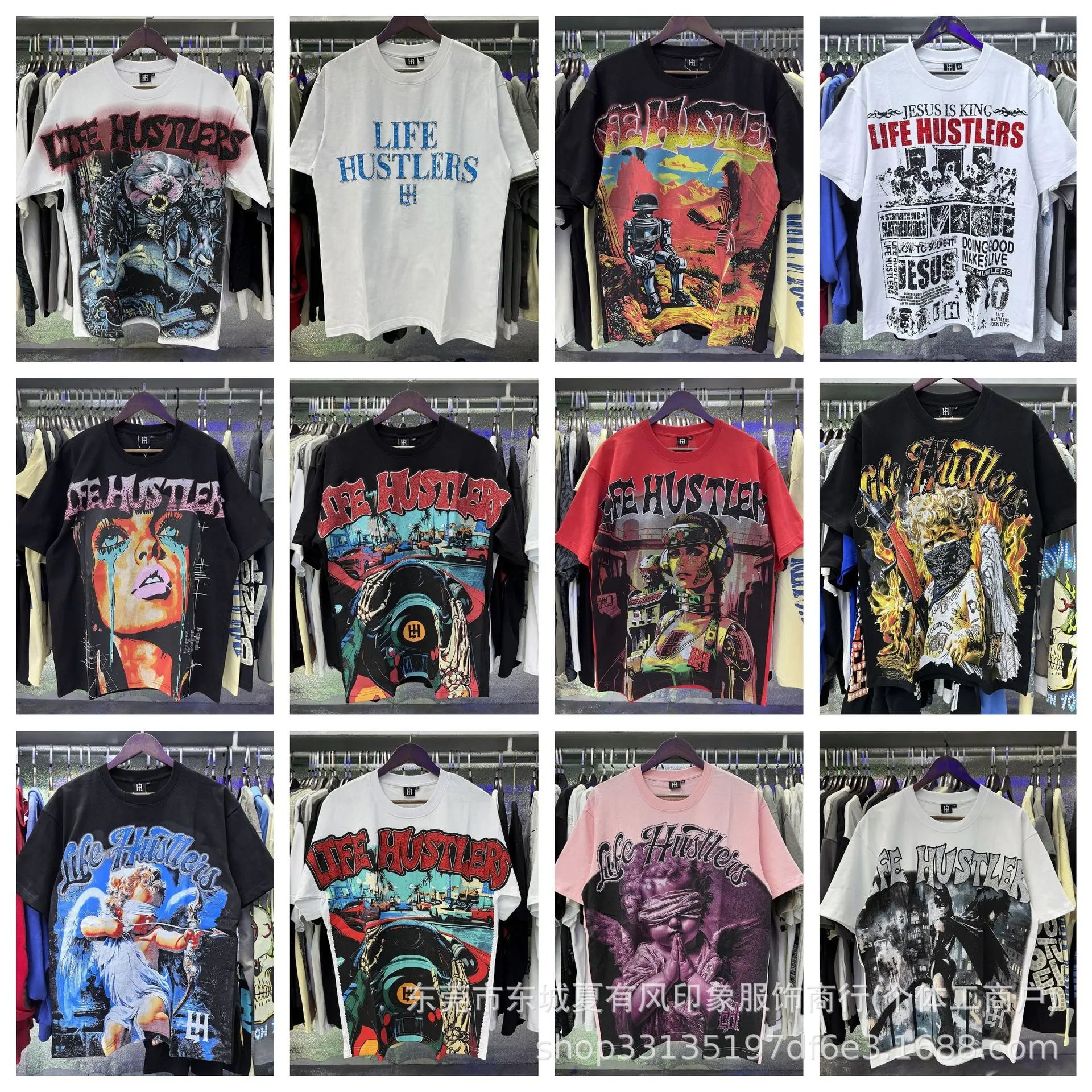 Life Hustlers Graphic White Ca