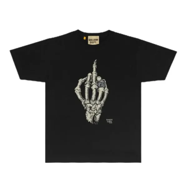 Gallery Dept Work In Progress Washed Black T-Shirt - 8
