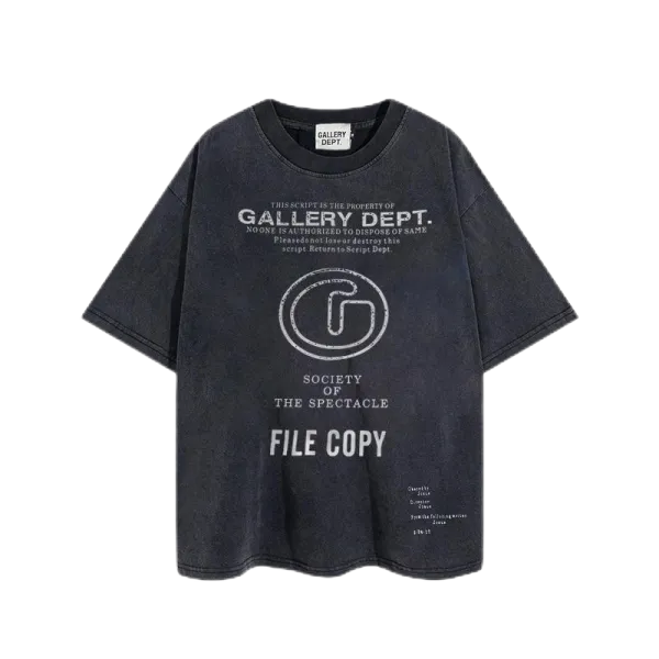 Gallery Dept Work In Progress Washed Black T-Shirt - 28