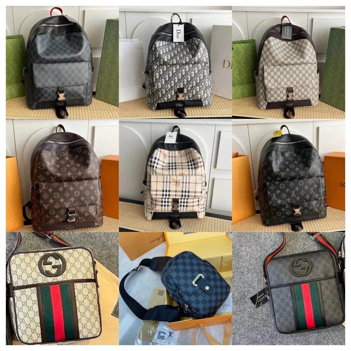 Gucci GG Supreme / Dior Obliqu