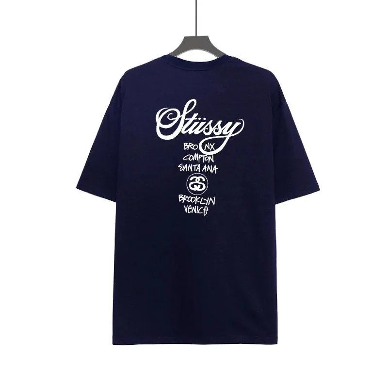Stüssy Small Logo White T-Shirt - 4
