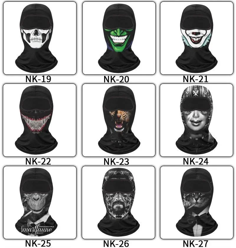 Design Anonymous Guy Fawkes Mask Balaclava Black Accessories - 4