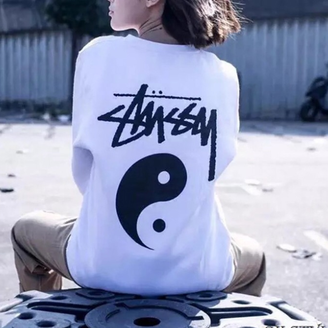 Stussy Yin Yang Logo Black T-Shirt - 2