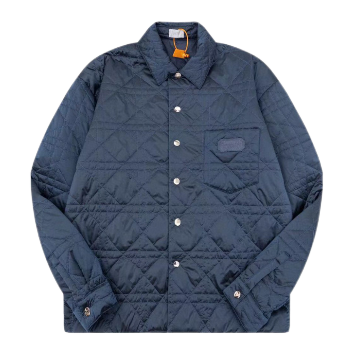 Dior Jackets Oblique Monogram Zip Jacket — 15
