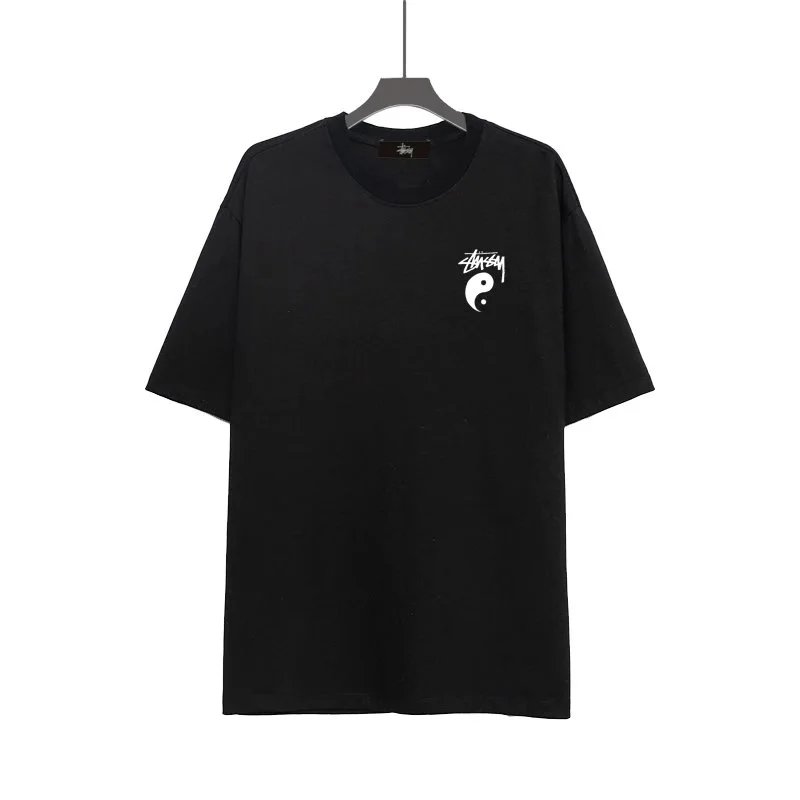 Stussy Yin Yang Logo Black T-Shirt - 11