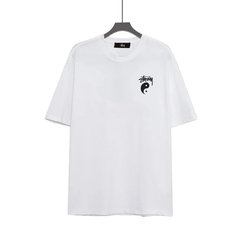 Stussy Yin Yang Logo Black T-Shirt - 13