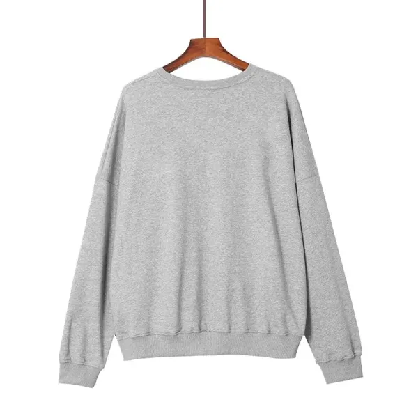 Stussy Graphic Print Oversized Sweatshirt White Hoodie - 4