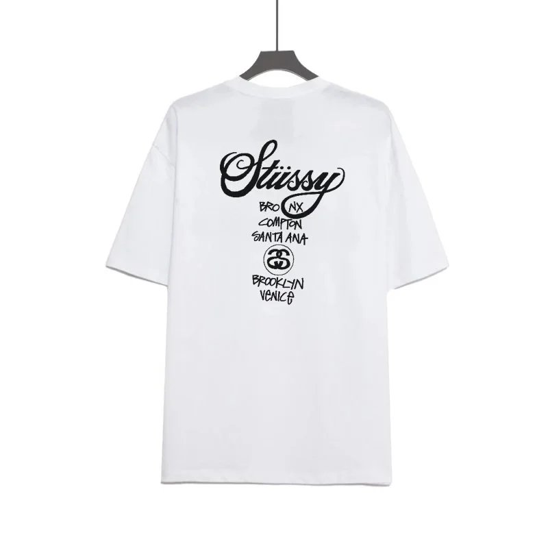 Stüssy Small Logo White T-Shirt - 10