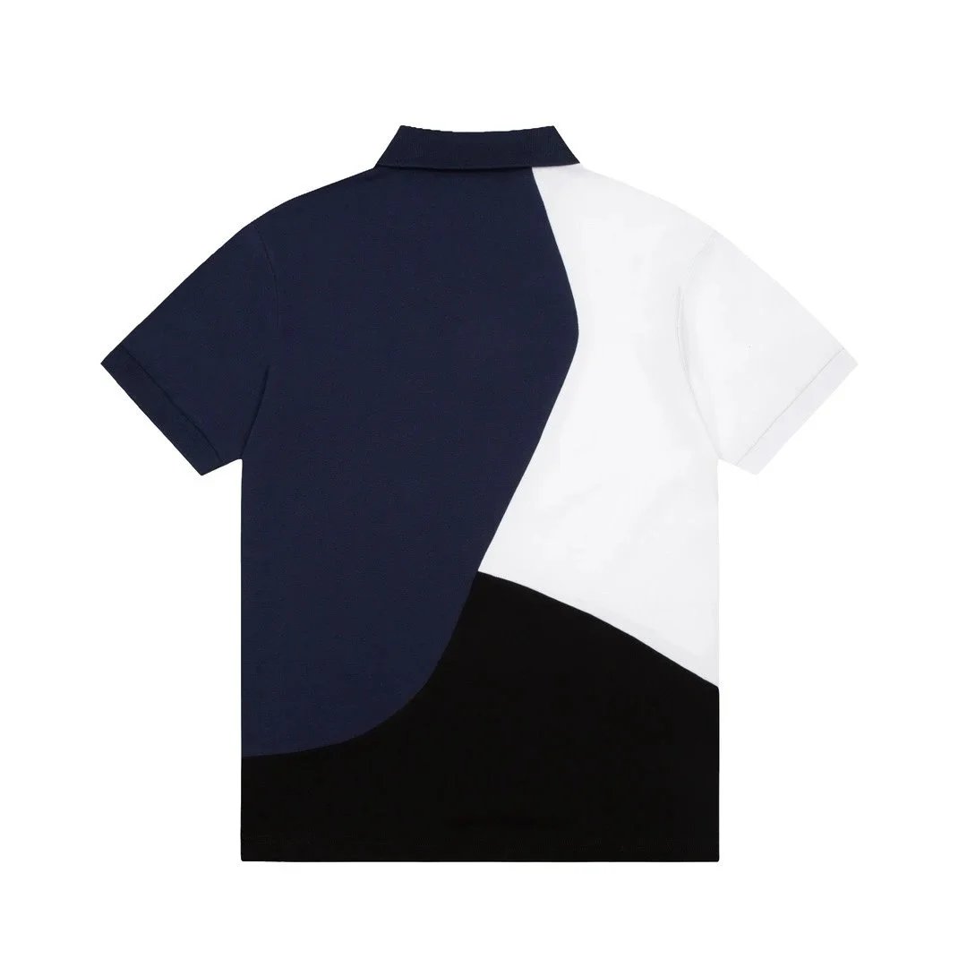 Lacoste Color-Block Polo Shirt White Mint Navy - 9