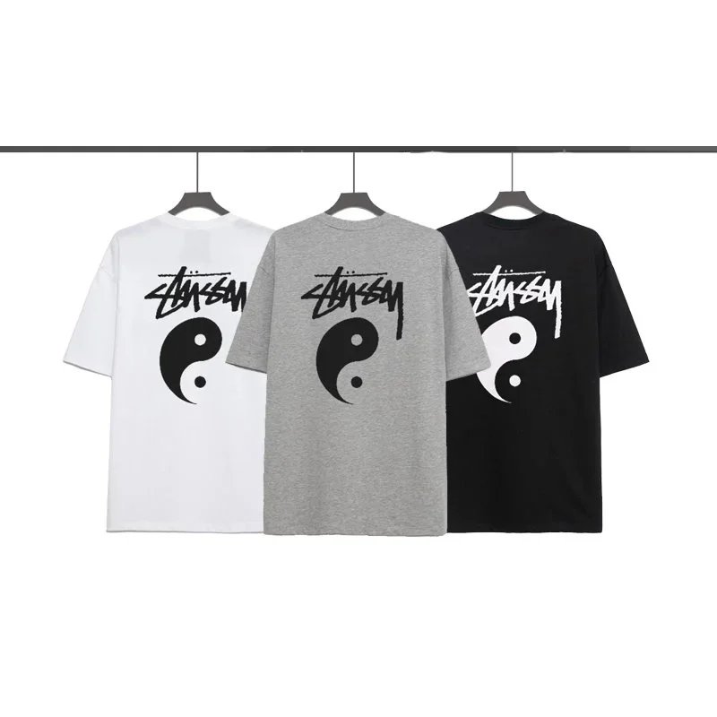 Stussy Yin Yang Logo Black T-Shirt - 15