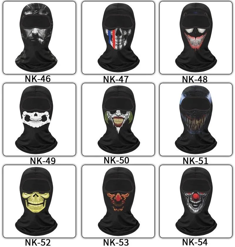 Design Anonymous Guy Fawkes Mask Balaclava Black Accessories - 7