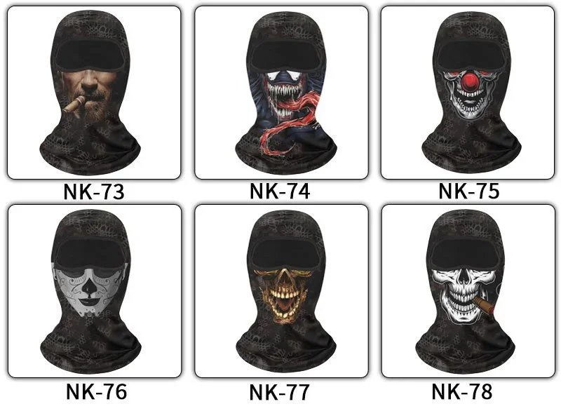 Design Anonymous Guy Fawkes Mask Balaclava Black Accessories - 10