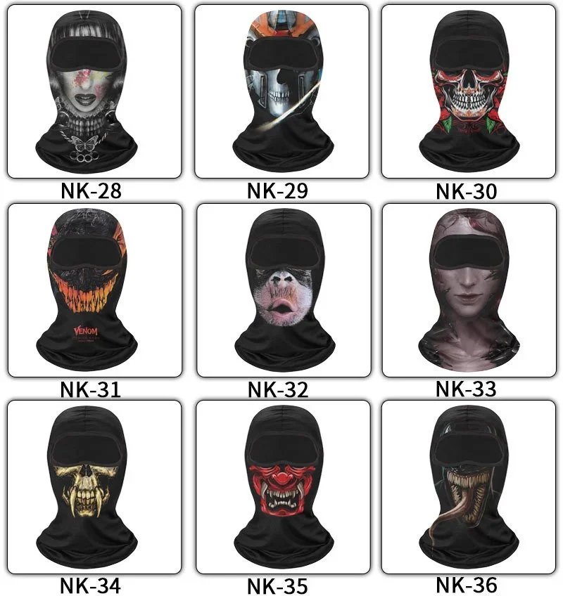 Design Anonymous Guy Fawkes Mask Balaclava Black Accessories - 5