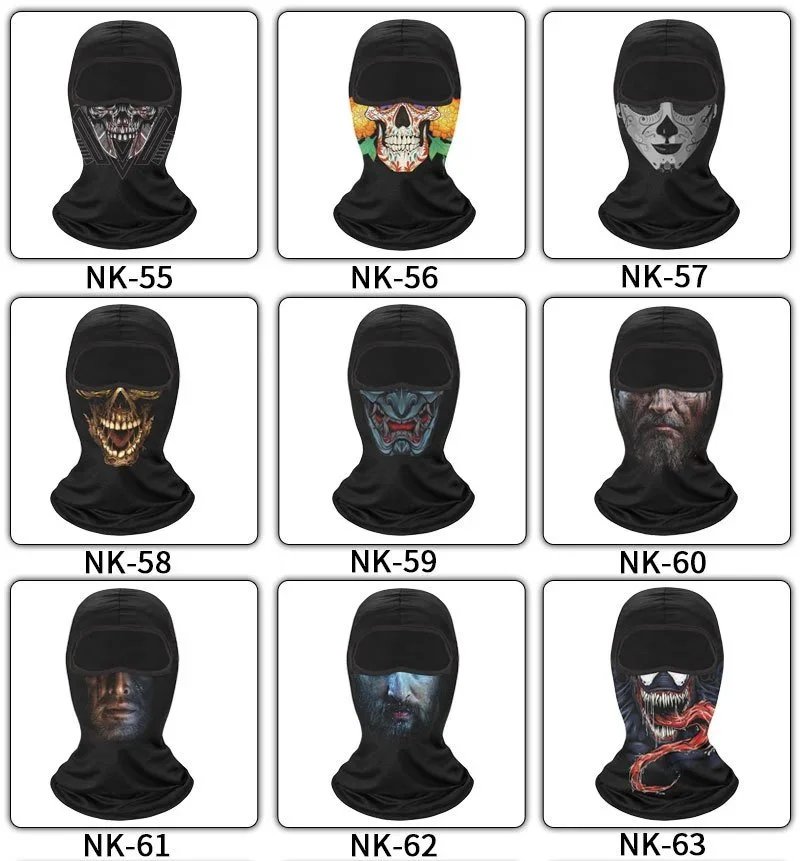 Design Anonymous Guy Fawkes Mask Balaclava Black Accessories - 8