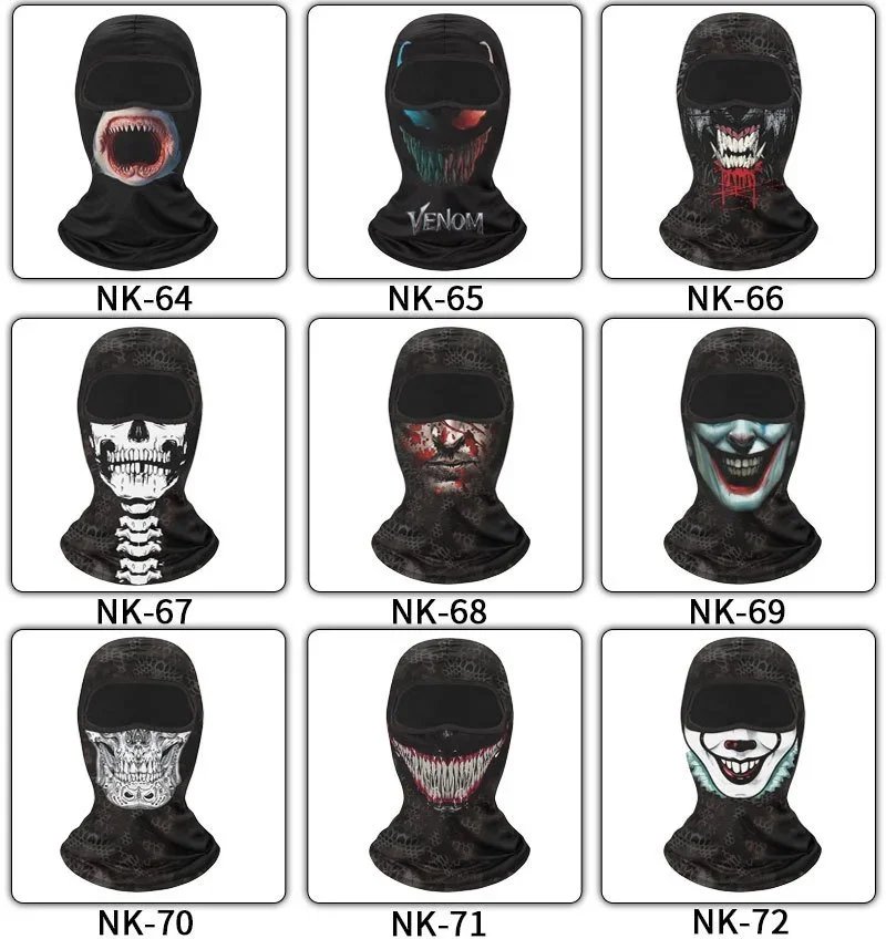 Design Anonymous Guy Fawkes Mask Balaclava Black Accessories - 9