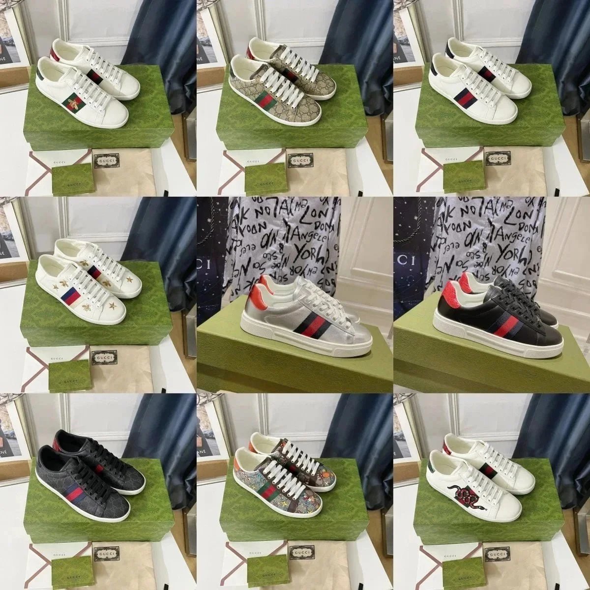 Gucci Ace Sneakers [15 styles]
