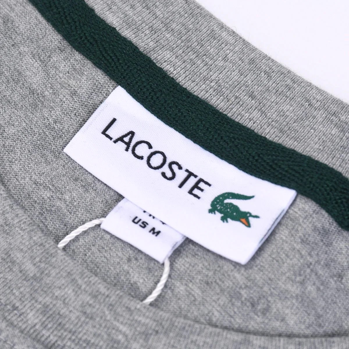 Lacoste Classic Crocodile Logo Gray T-Shirt - 4