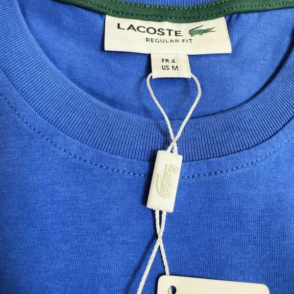 Lacoste Graphic Crocodile Logo Navy T-Shirt - 4