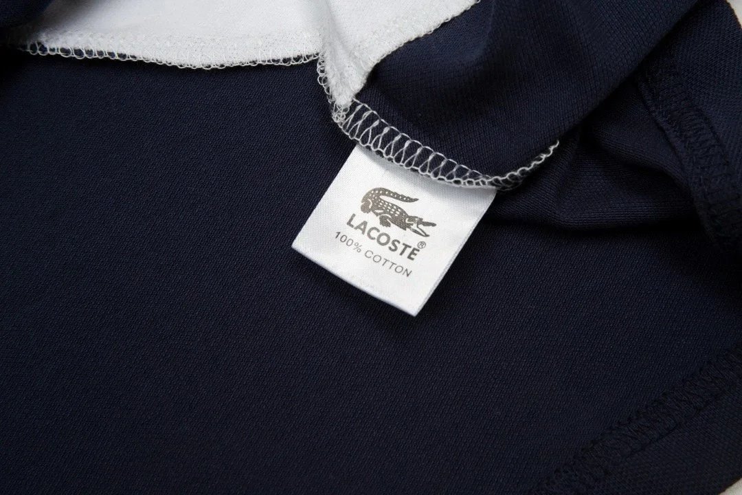 Lacoste Color-Block Polo Shirt White Mint Navy - 10