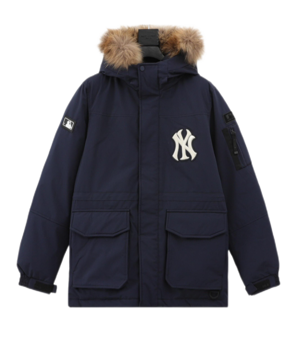 MLB New York Yankees Puffer Jacket White Down Jacket - 7
