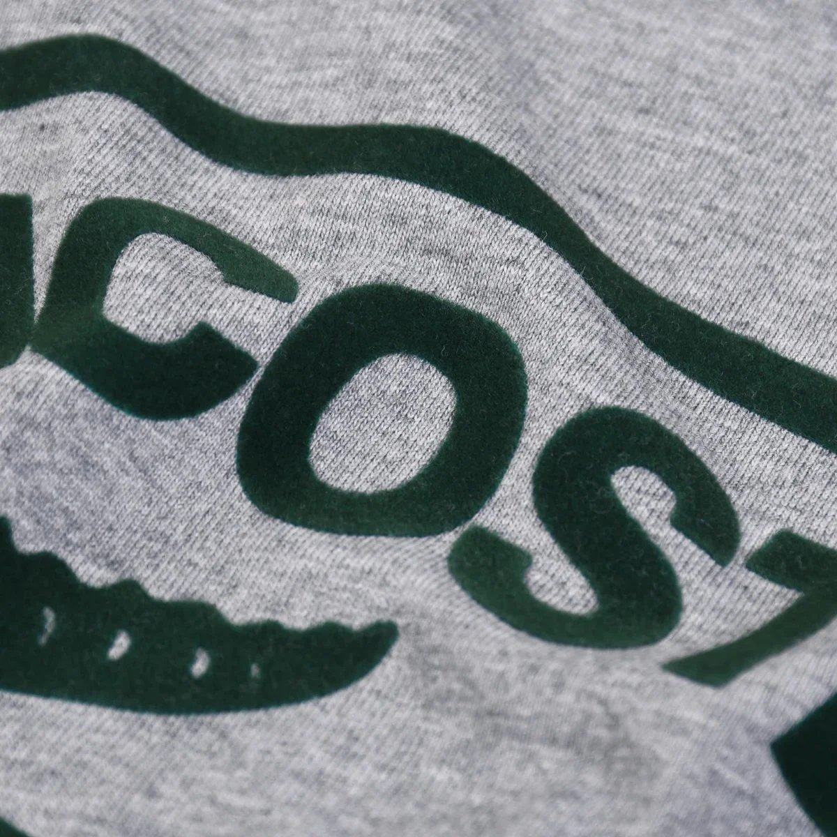 Lacoste Classic Crocodile Logo Gray T-Shirt - 9