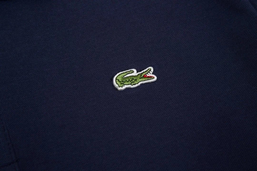 Lacoste Color-Block Polo Shirt White Mint Navy - 6
