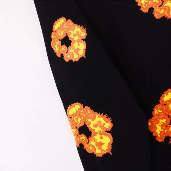 Off-White Floral Print Sweatpants Gray - 12