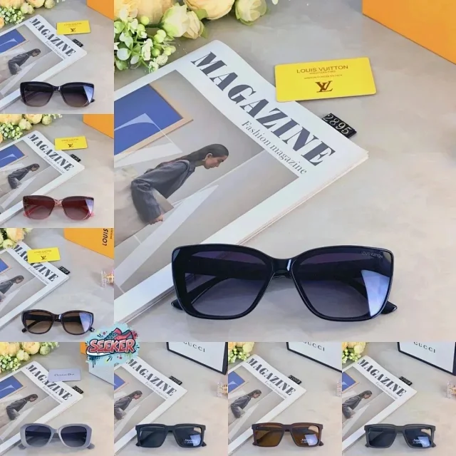 Louis Vuitton Eyewear Oversized square sunglasses product detail image 1