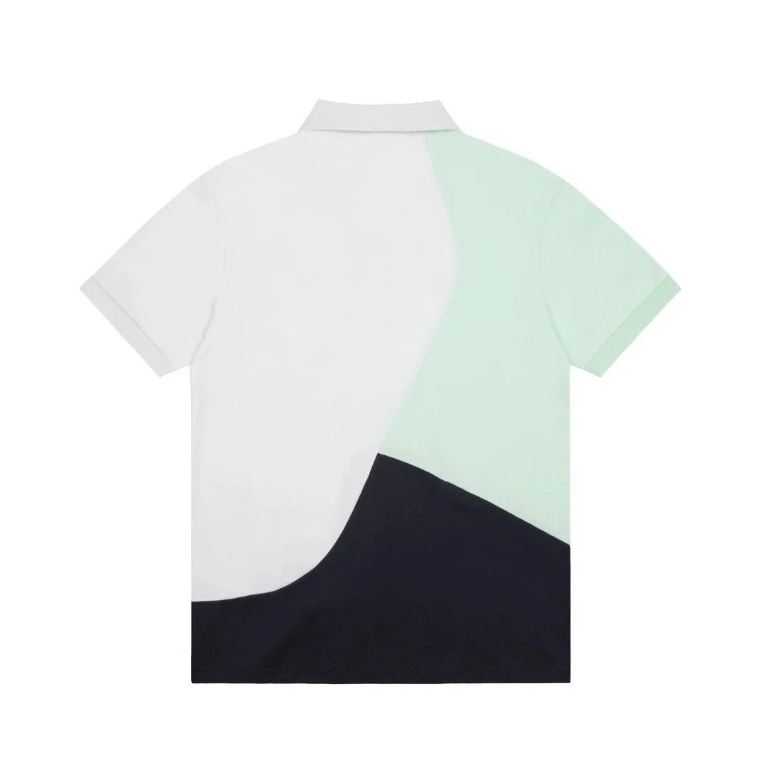 Lacoste Color-Block Polo Shirt White Mint Navy - 25