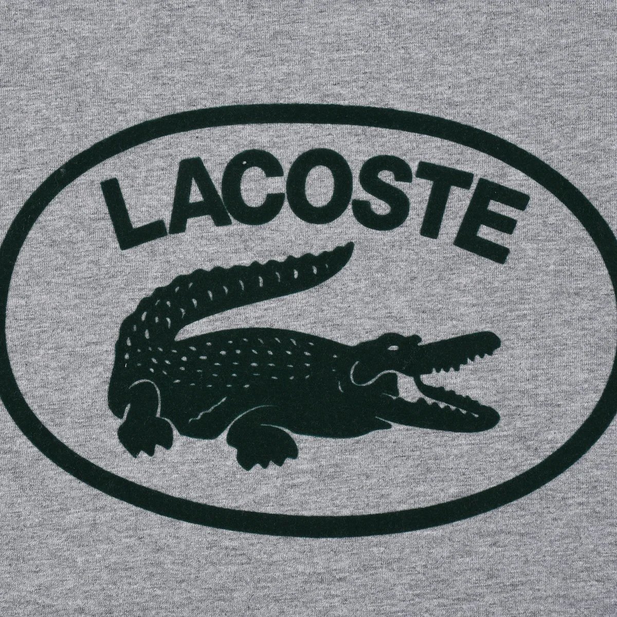 Lacoste Classic Crocodile Logo Gray T-Shirt - 7