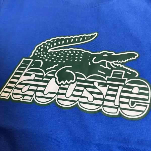 Lacoste Graphic Crocodile Logo Navy T-Shirt - 5