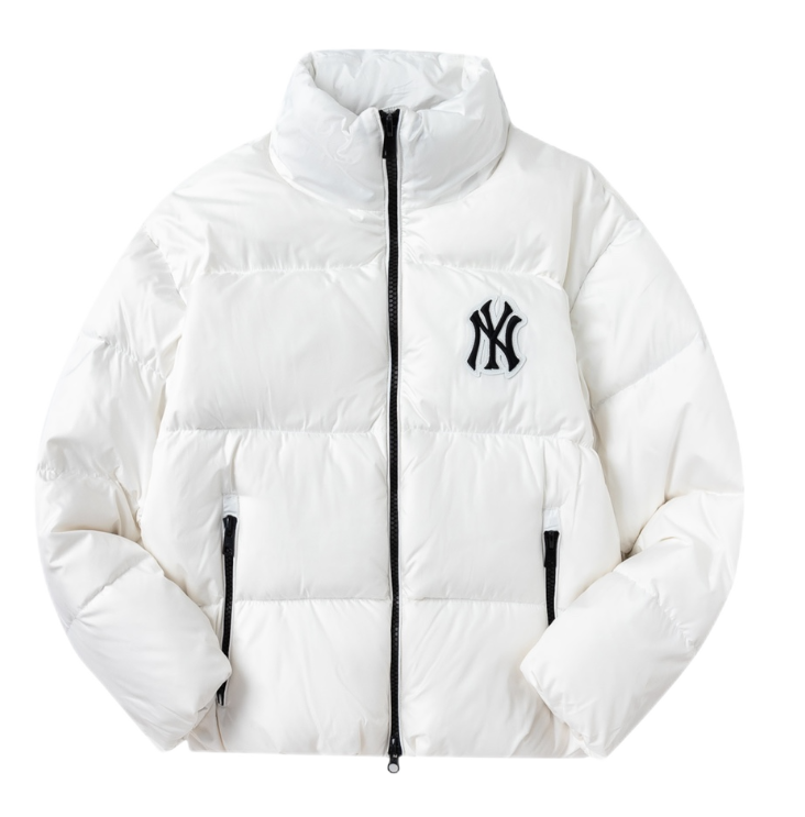 MLB New York Yankees Puffer Jacket White Down Jacket - 8
