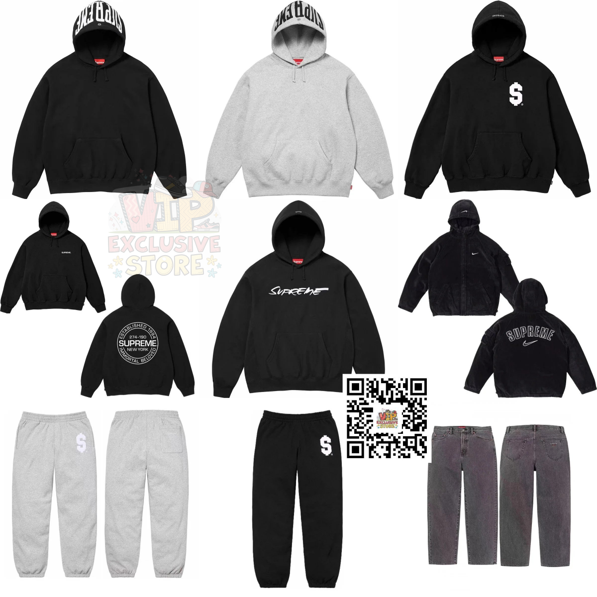 Supreme Hoodies and Pants [35 
