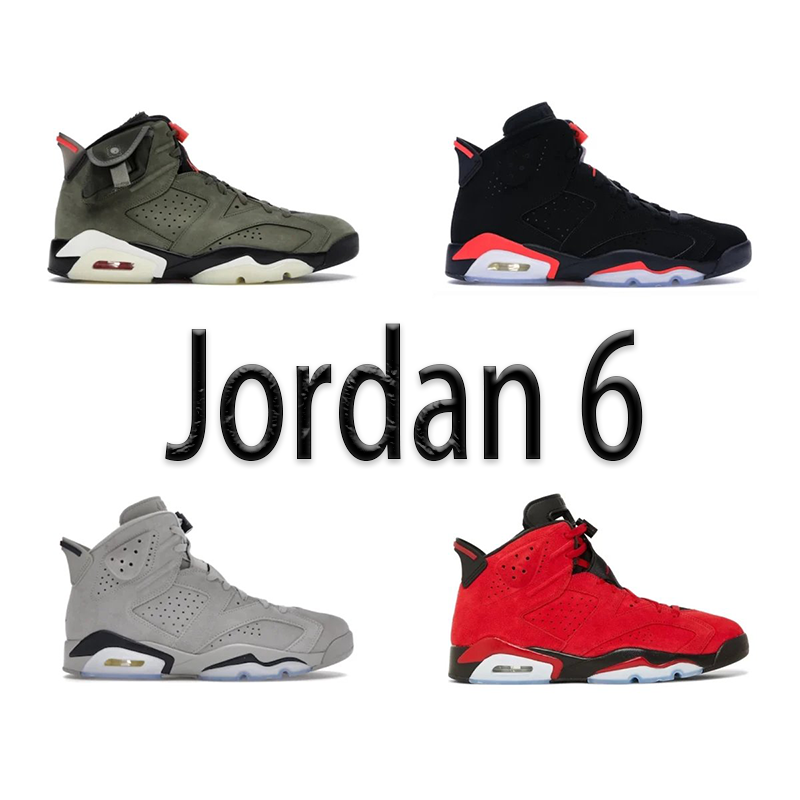 Jordan 6 Sneakers [4 styles]