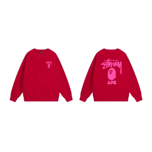 A Bathing Ape Pink Camo Logo Hoodie White - 36