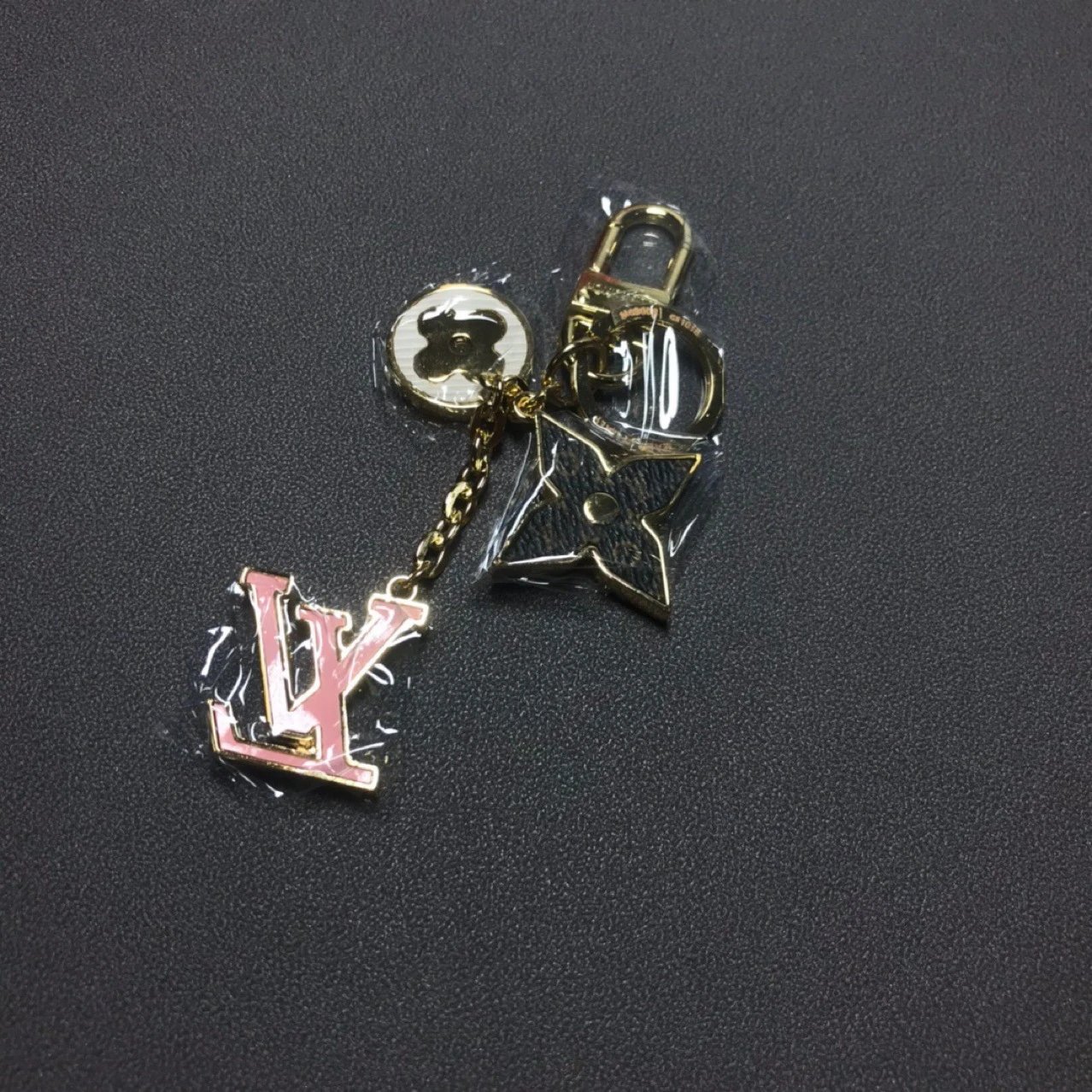 Louis Vuitton Multicolor Monogram Star Keychain Charm