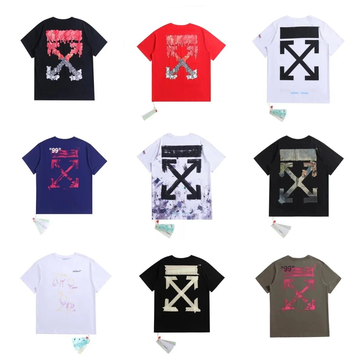 Off-White Arrow Print T-Shirts