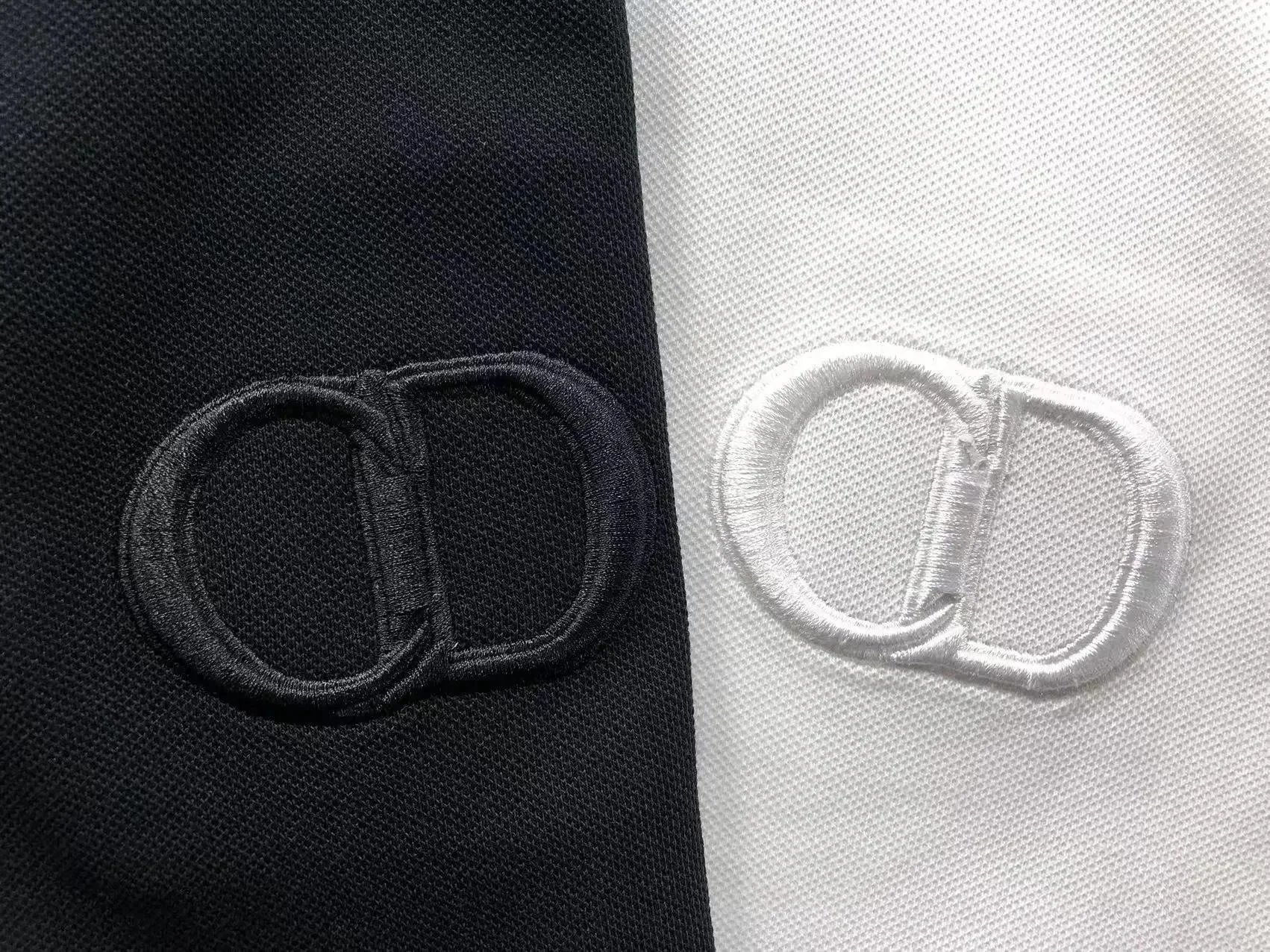 Dior Oblique Print Polo White Polo Shirt - 8