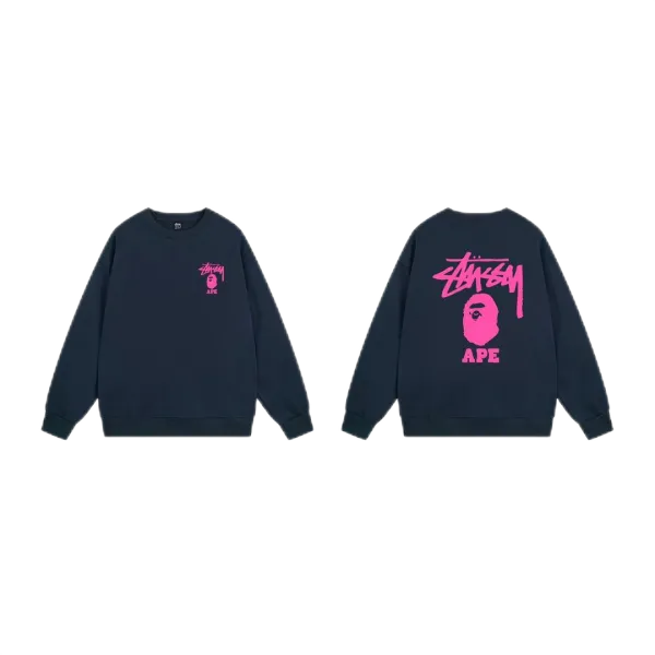 A Bathing Ape Pink Camo Logo Hoodie White - 34