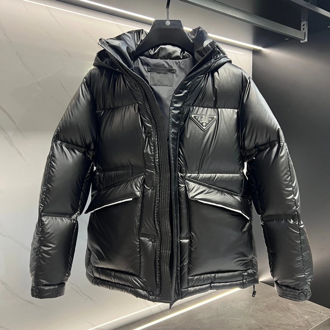 Prada Down Jacket Black Puffer