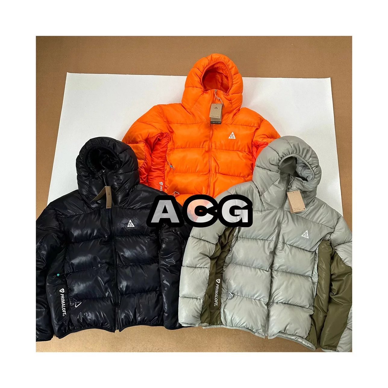 Item Thumbnail for 立省100｜原价259# 原标版#原厂品质 ACG Therma-FIT 城市户外机能 轻量 高蓬松 防水保暖拼色棉服 连帽面包服 男女款