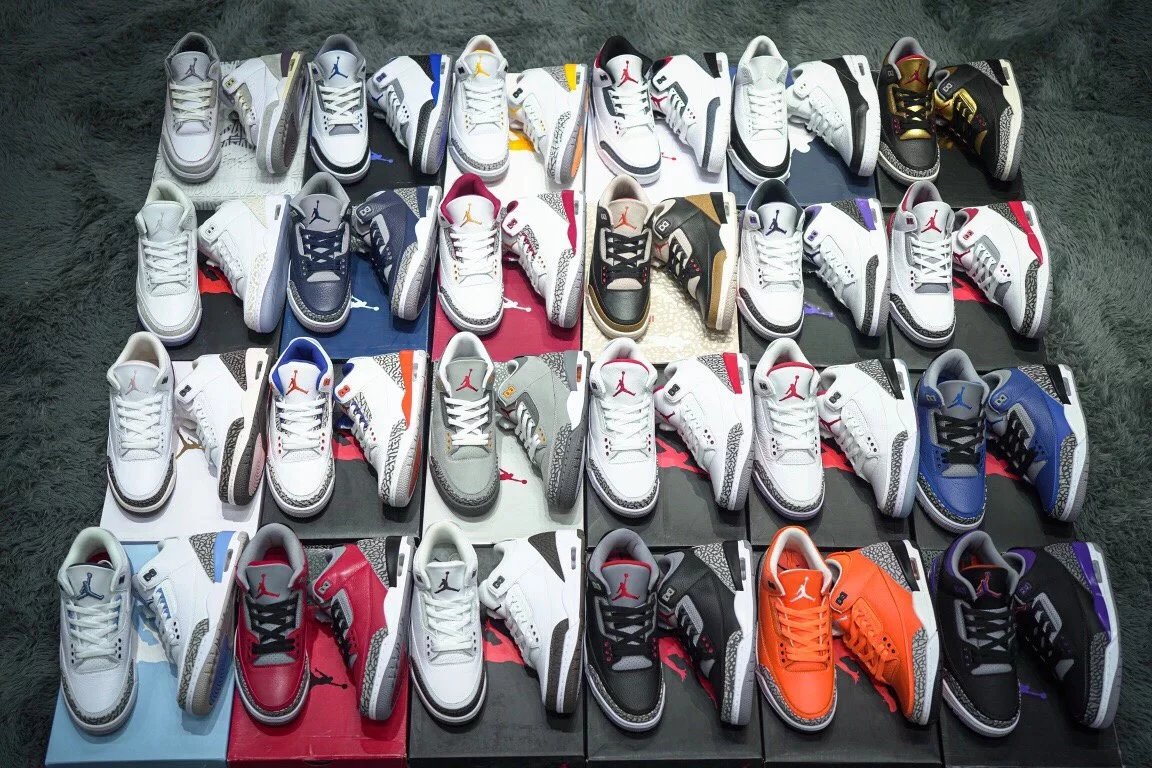 Welfare Special Offer NK Air Jordan 3 Series AJ3 Basketball Shoes Sneakers Casual Shoes Sports Shoes Trendy Shoes Men's Shoes